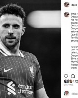 德科发文悼念若塔：我们失去了一位伟大的足球天才